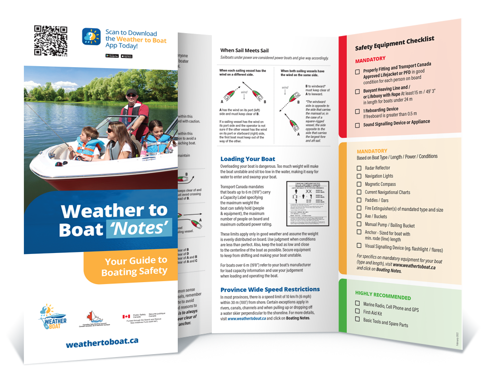 weather to boat notes brochure
